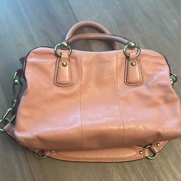 COACH KRISTEN Satchel Salmon purse - Picture 6 of 13